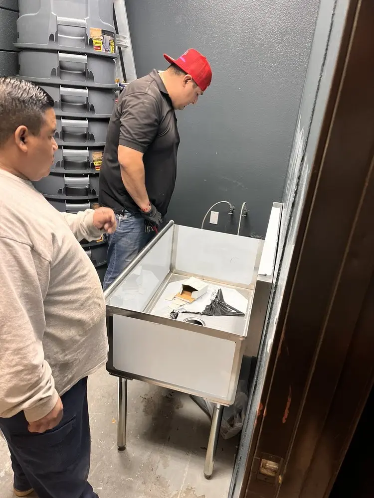 Commercial plumbing and sink installation in Generations